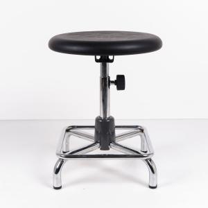 China Self Skinned Polyurethane Armless ESD Safe Chairs , Electrostatic Discharge Stool wholesale