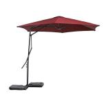 BSCI Approved Outdoor Hanging Umbrella 3m Cantilever Garden Umbrella