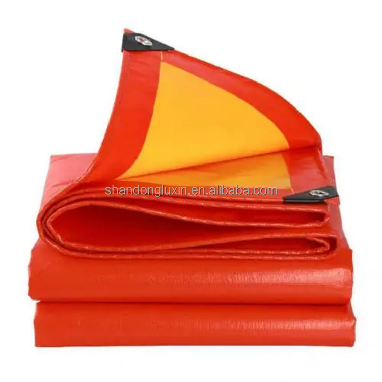 Plaid Style PE Tarpaulin Laminated Woven Fabric for Plastic Greenhouse and Density