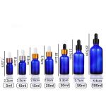 Aluminium Dropper Glass Bottle for Skin Care 10ml 20ml 30ml 50ml Customized Logo