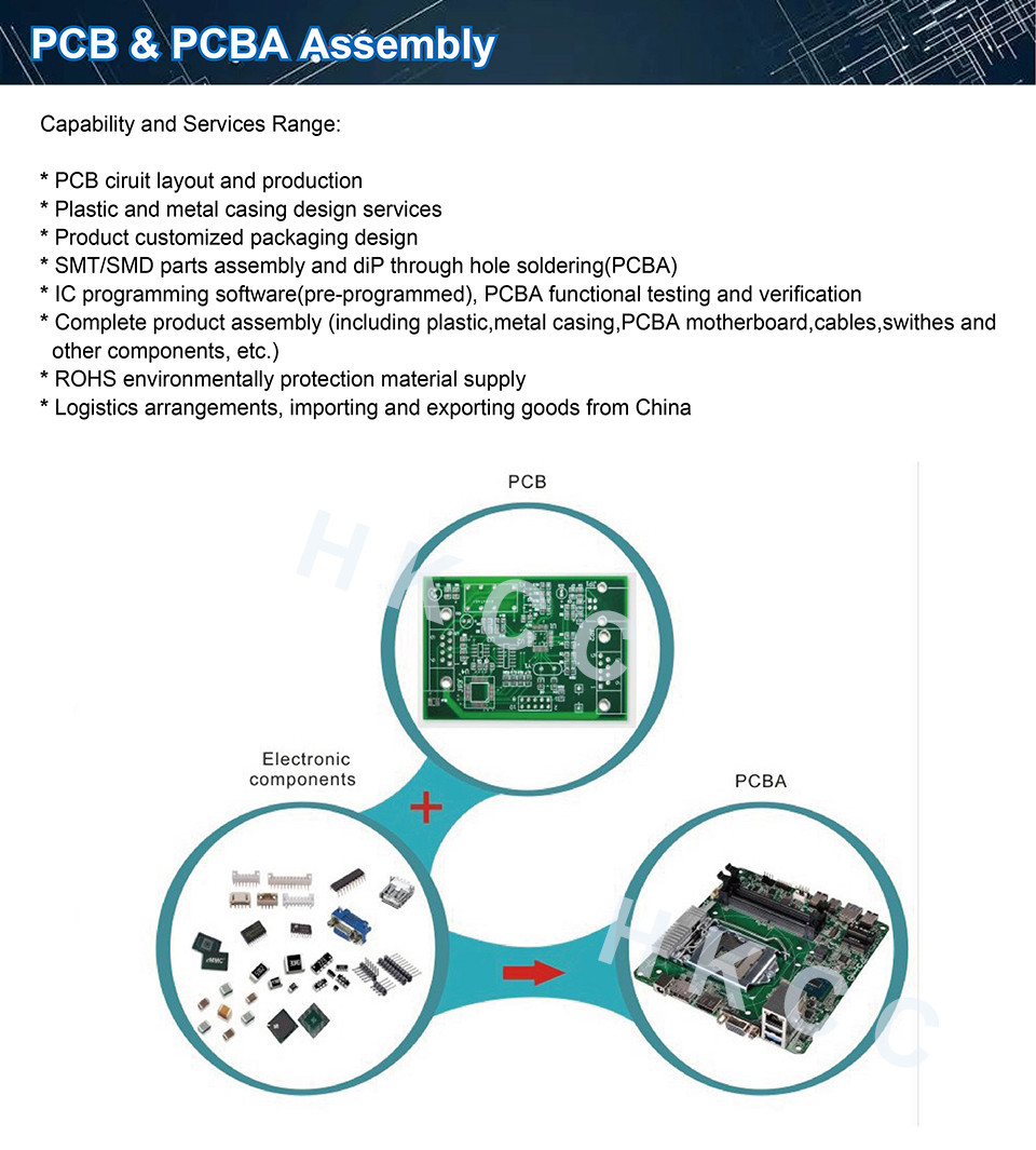 Remote Control PCB Assembly Power Supply , Converter Rigid Flex PCB Assembly