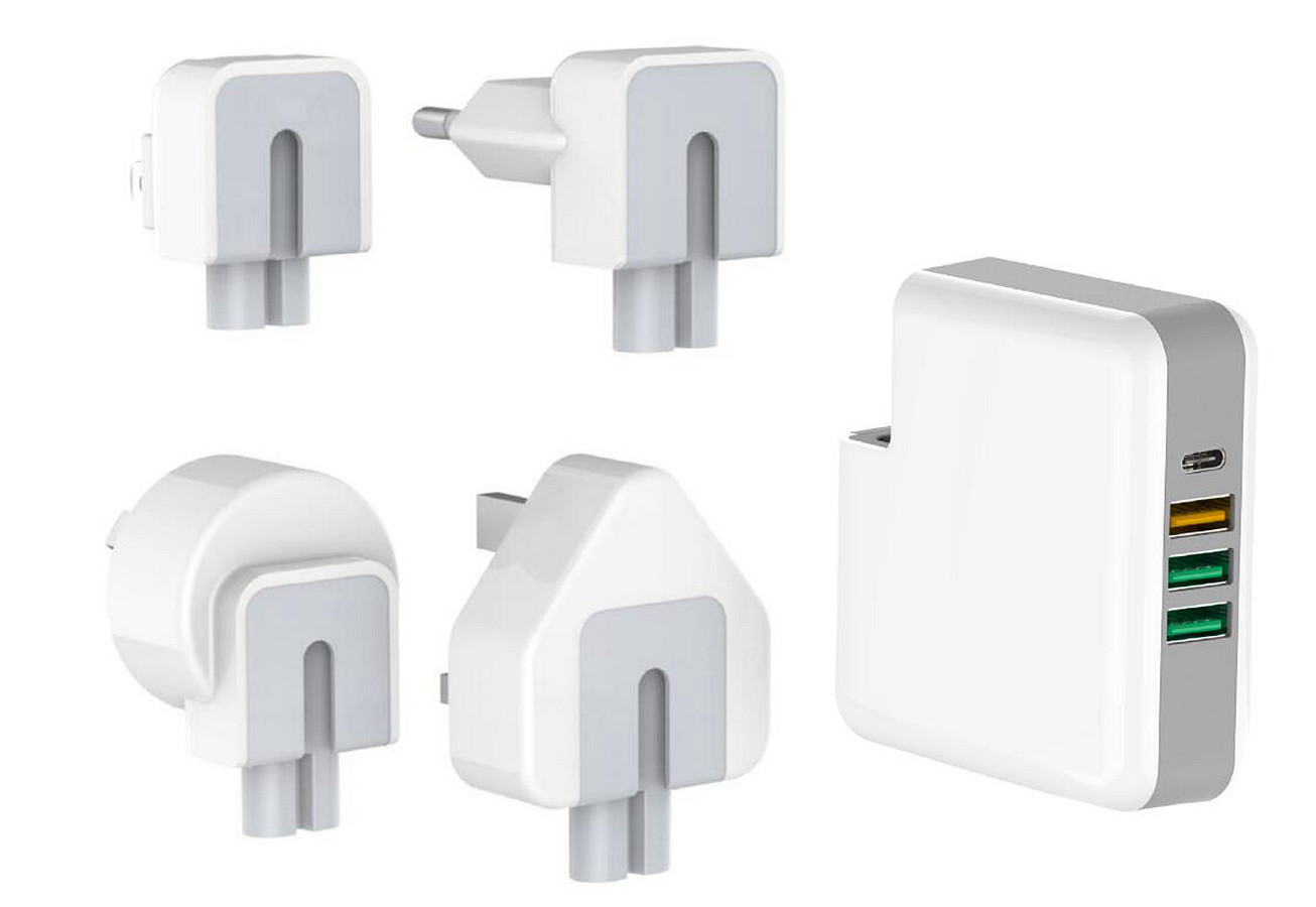 Iphone Type C 2 USB Ports 61W Multi Port USB Chargers