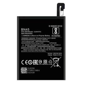 China Zero Cycle Xiaomi Redmi Note 5 Battery Original BN45 3100mah wholesale