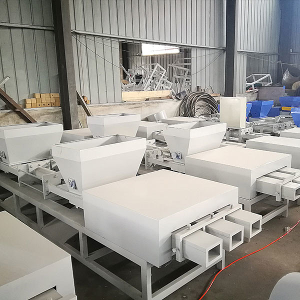 Triple Head Pressed EPAL Wood Pallet Block Maker Machine