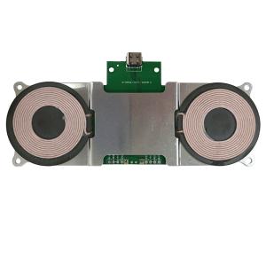 China C Jack Twin Universal Qi Wireless Charging Transmitter Qi 10W 7.5W wholesale