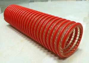 China PVC Suction Hose Flexible Corrugated Water Pump Helix Spiral Vacuum 6 8 10 Inch wholesale