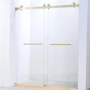 China Waterproof Glass Sliding Door Fittings Scratch Resistant Shower Door Runners wholesale