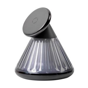 China Desktop Deco 15W Night Light Magnetic Wireless Car Charger With Sleep Light Black Output 9V 2A wholesale