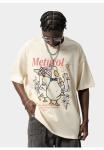 Euramerican Fashion Duck Print Cotton Oversize T Shirt Short Sleeve Men'S