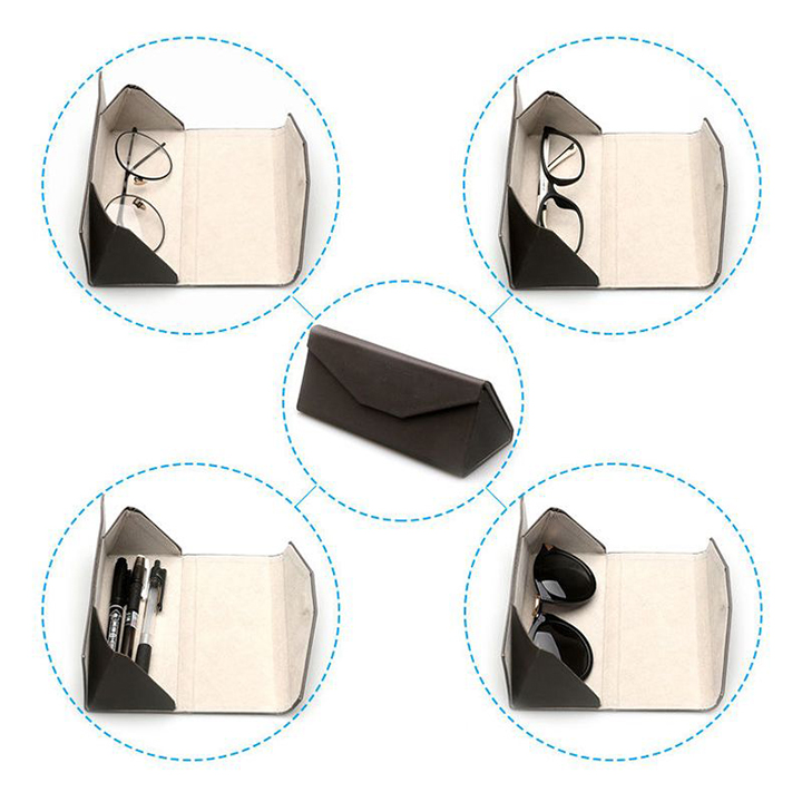 Multiple Color Portable Sunglasses Organizer Box Irregular Shape