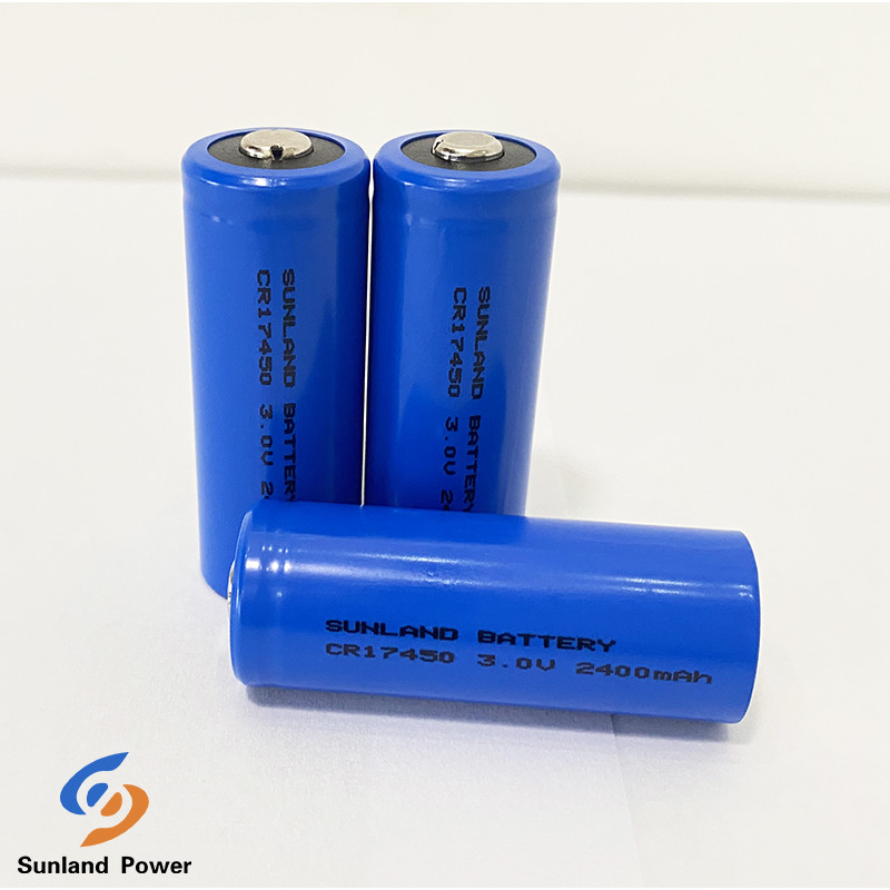 Primary Battery 3.0V CR17450 Smart Home 2400mAh Li-MnO2 Battery