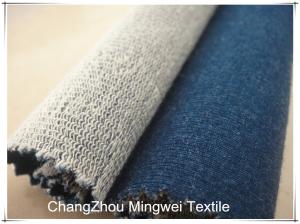 China cotton french terry knit denim for jeans wholesale