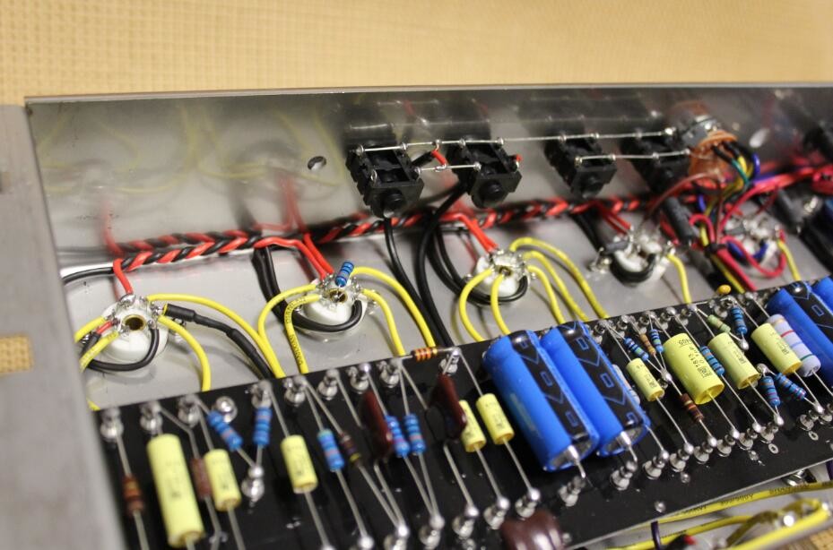 Custom Grand Style JCM800 Hand Wired All Tube Guitar Amplifier Head in Black Tolex with Ruby Tubes 50W