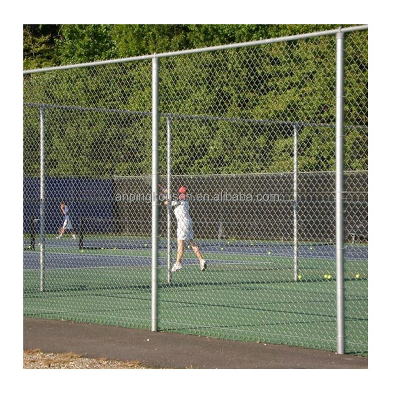Metal Type Steel Chain Link Netting Fence for Football Court School Sports Playground