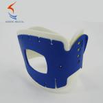 Emergency cervical collar free size blue yellow color rigid collar brace China