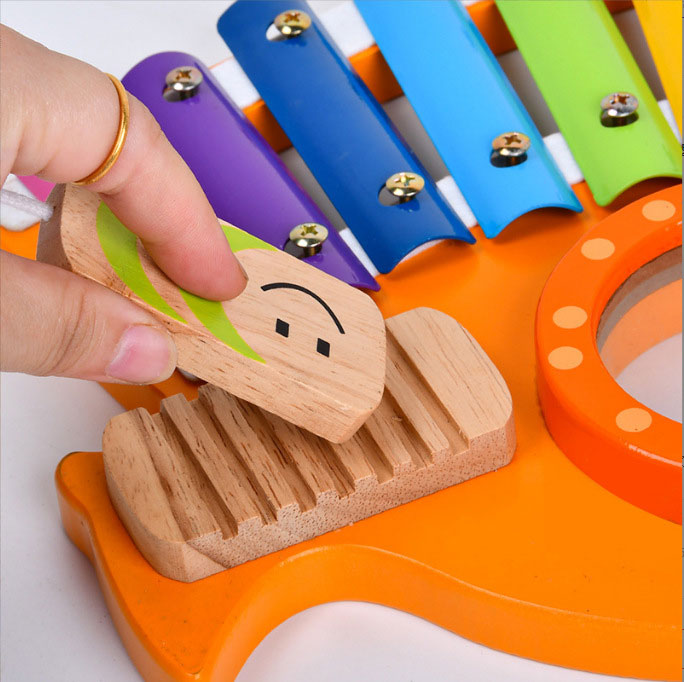 Colorful Knocking Piano Toddler Shape Puzzles for Educational Fun Age Range 2-4 Years