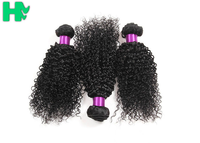 Natural Color 100% Natural Peruvian Virgin Kinky Curly Hair Extensions Human Hair Wave