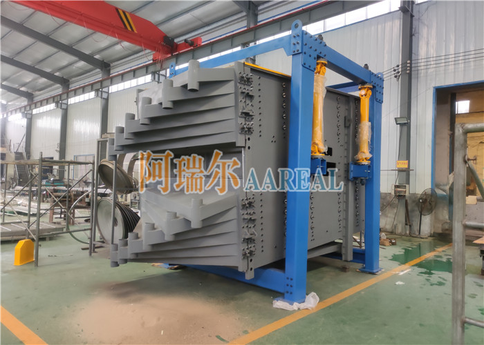 2000*4000mm Multi Deck Sweco Bigmax Gyratory Sifter For Silica Sand Glass Sand