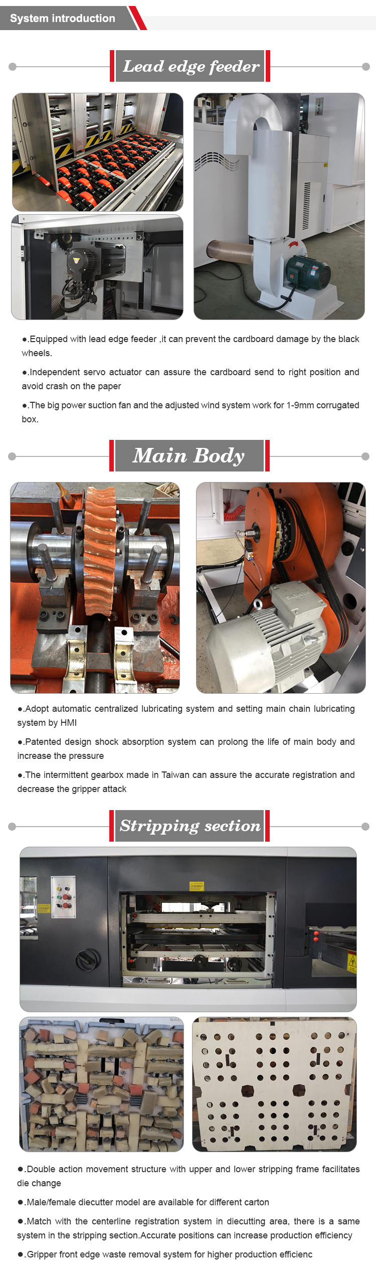 4500 Sheets/H Creasing And Cutting Machine 1650x1180mm For Carton Box