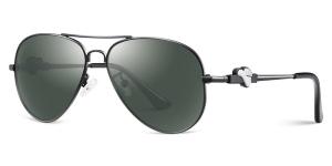 China Kids Polarised Glass Sunglasses , TAC Polarized Sunglasses Metal Frame wholesale