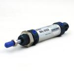 Aluminum Alloy Mini Pneumatic Piston MAL Series Gray Color