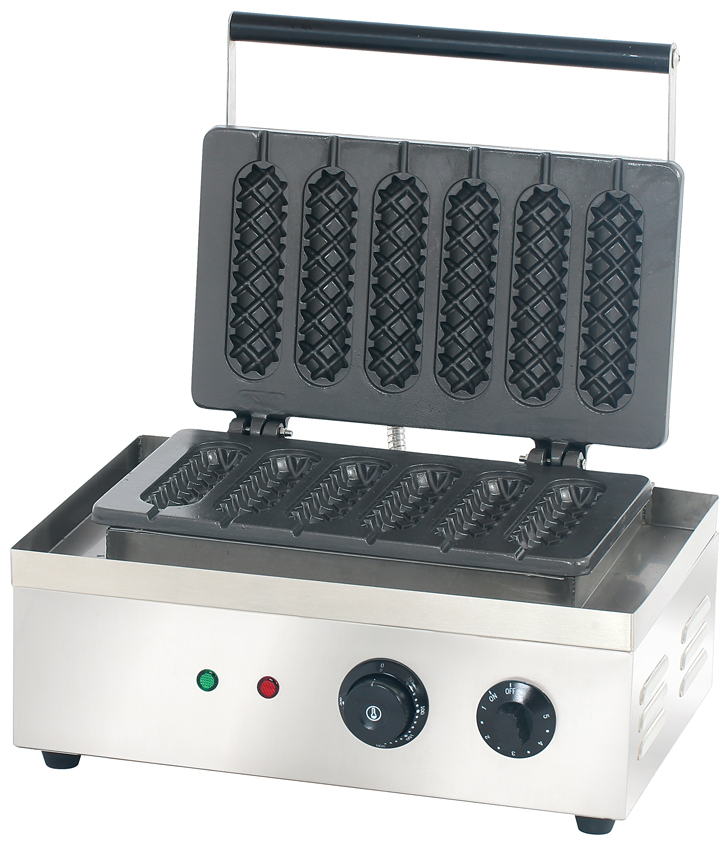 5 Crepe Stick Waffle Maker for Commercial 10kg Gross Weight 300x270x230mm Product Size