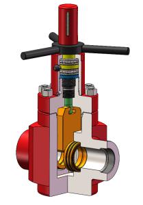 China Alloy Steel Mud Gate Valve 2000-15000psi Of Oilfield Application wholesale
