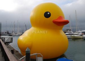 China Customized Big Advertising Inflatable Water Yellow Duck Floating Yellow Duck wholesale