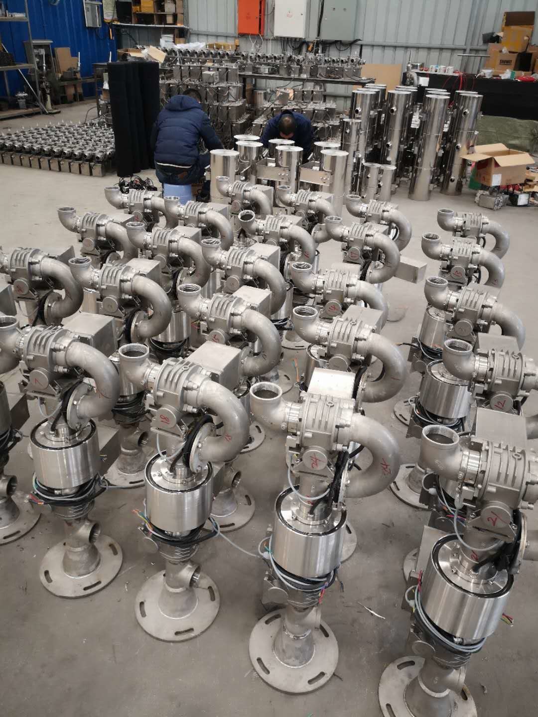 Ss304 DN50 Pinion Worm Reducer gearbox