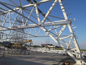 China Long Span Roof Truss Structural Steel Fabrication And Construction Solution wholesale
