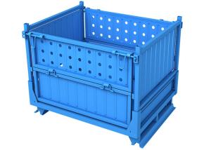 China Metal Pallet Storage Cage Heavy Duty Stillages 1200x1000 wholesale