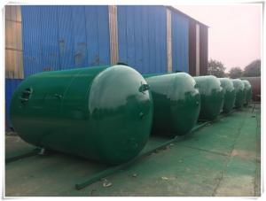 China Horizontal Air Receiver Tanks For Compressors , Stainless Steel Pressure Vessel wholesale