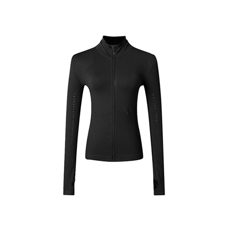 Oem Factory Manufacturer Custom Logo Full Zip Athletic Jacket Women Workout Jacket