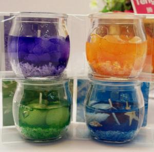 China Glass Gel Candle wholesale