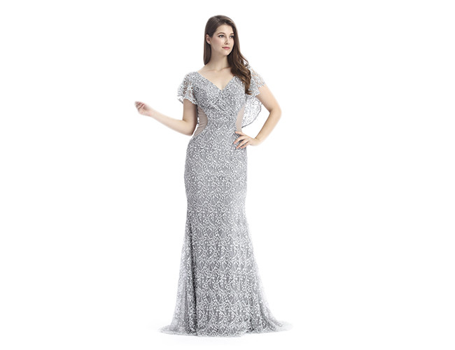 Normal V Neck Middle Eastern Style Dresses / Long Prom Party Dresses