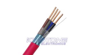 China FRLS Shielded 0.50mm2 Fire Resistant Cable , Copper Conductor with FRLS Jacket wholesale