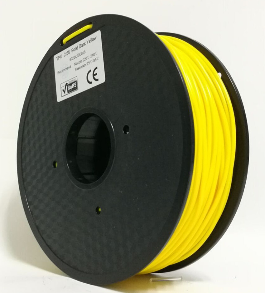 TPE / TPU / Soft PLA Flexible 3D Printer Filament 1.75mm Colorful CE Approved