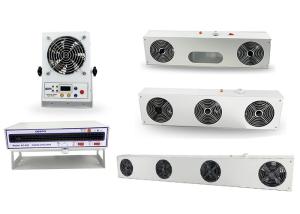 China 110V 60HZ Static Eliminator Ionizer Desktop Air Blower Removal wholesale