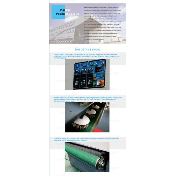 Woodworking Machinery TDR-1000 Wood Brush Polishing Machine For Woodworking Combinate