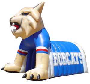 China Best sells inflatable wolf helmet Tunnel for games entrance wholesale