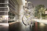 Modern Art Abstract Decorative Metal Sculpture Outdoor For Building