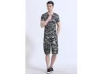 Slim Fit Camo Print Set Womens Military Uniform / Cotton Blend Army Camo
