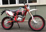 Red Street Legal Enduro Motorcycle Hydraulic Disc Brake Digital Speedometer