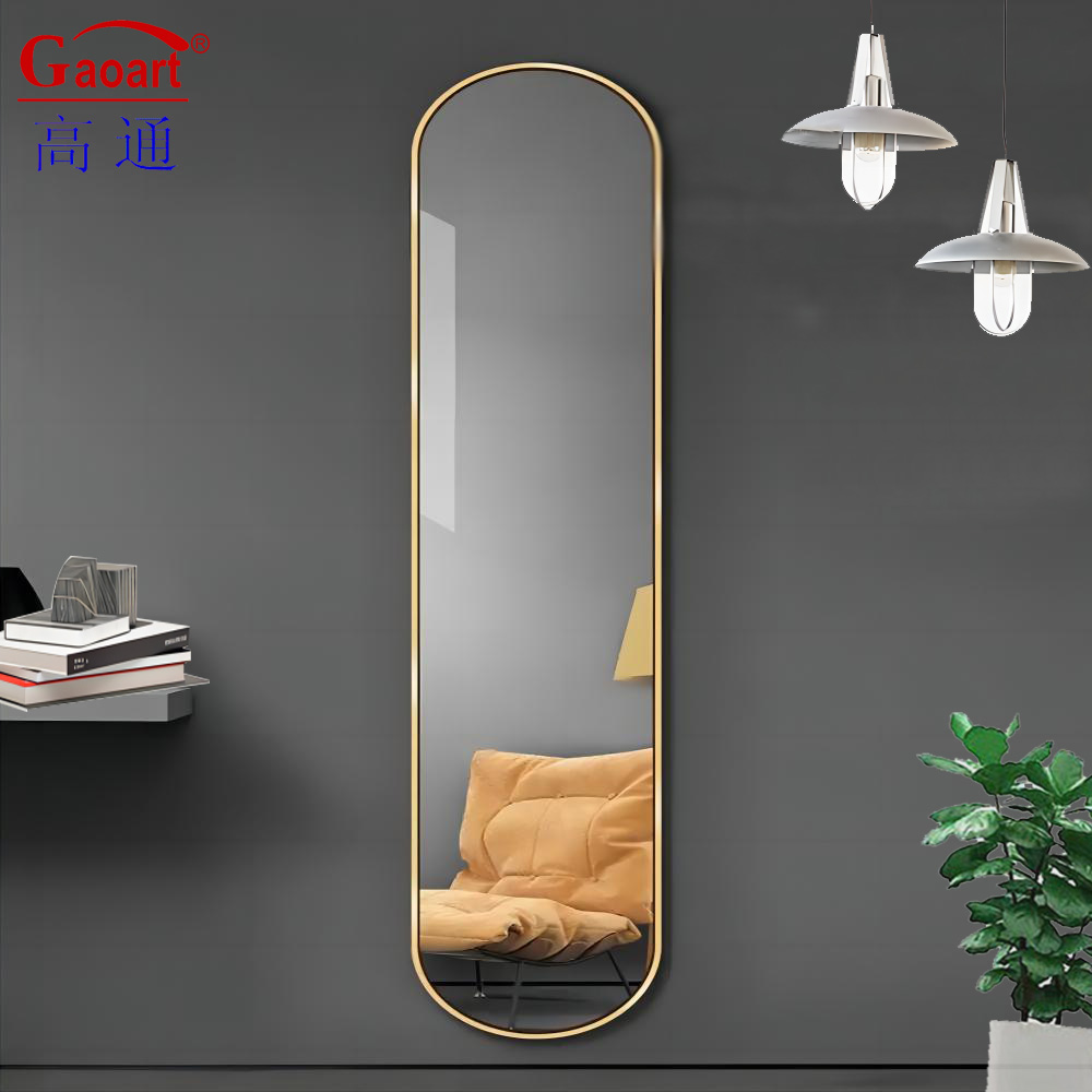 Large Floor Mirror Craft Art Wall Decor Long Length Full Size Fashion Mirror for Home