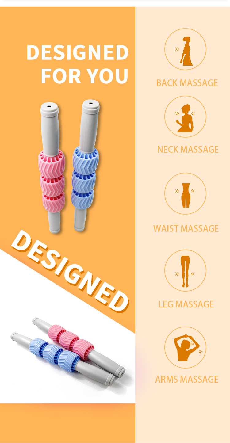 190g EVA Foot Runners Leg Massage Roller Stick For Sore Muscles