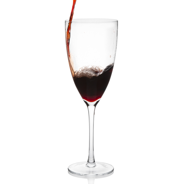 OEM Service Handmade Wine Drinking Glasses Modern Style Clear Wine Glass Set