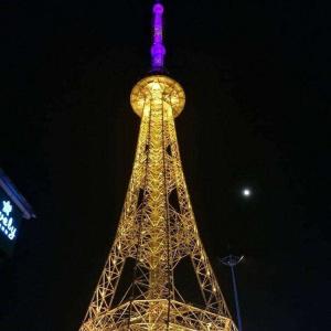 China Microwave Signal 40ft Telecommunication Steel Tower Radio Tv Broadcasting wholesale