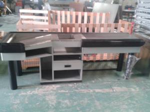 China Electric Retail Store Checkout Counters Cash Register Desk Disassembled wholesale