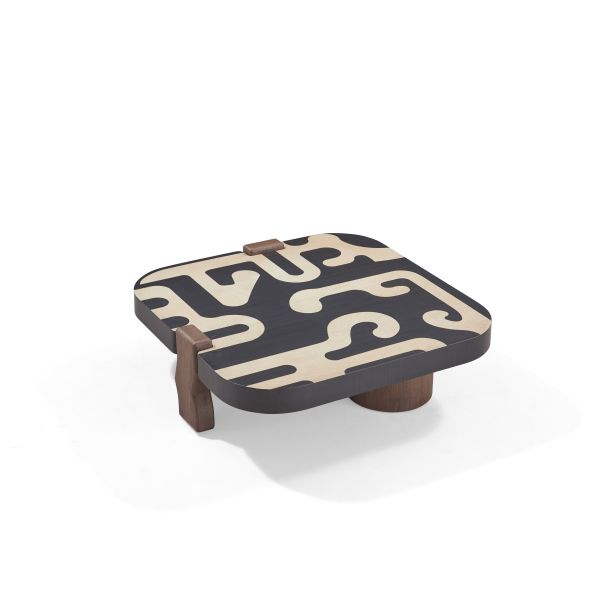 Square Box Coffee Table Indoor Furniture Italy Style Wooden Center table Home Villa Center Tea Table