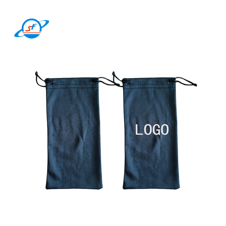 Custom eye glasses cases and bags sunglasses pouches microfiber glasses bag drawstring bags